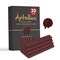 Artellius 30-Pack Premium Sealing Wax Sticks - Wax Seal Glue Gun Sticks for Crafting, Invitations & Letters - Dark Red